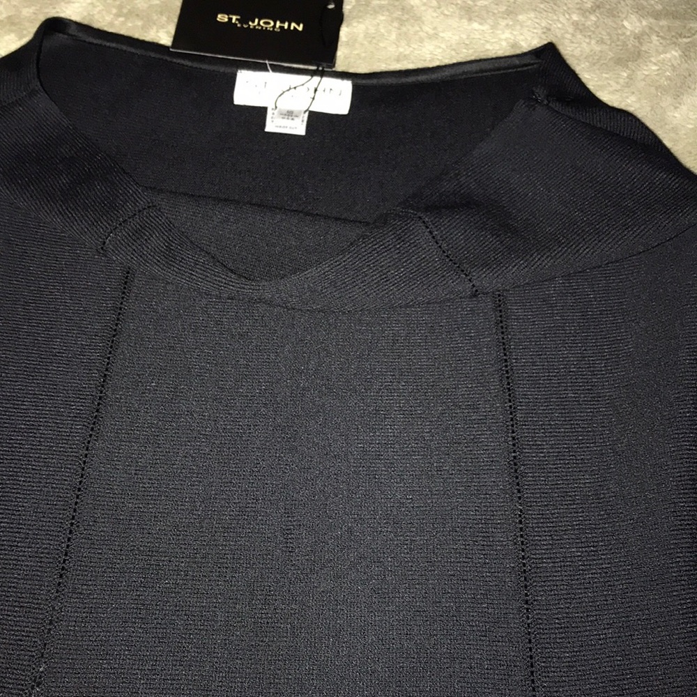 St. John Evening size 10 black sequined skirt - Picture 8 of 8